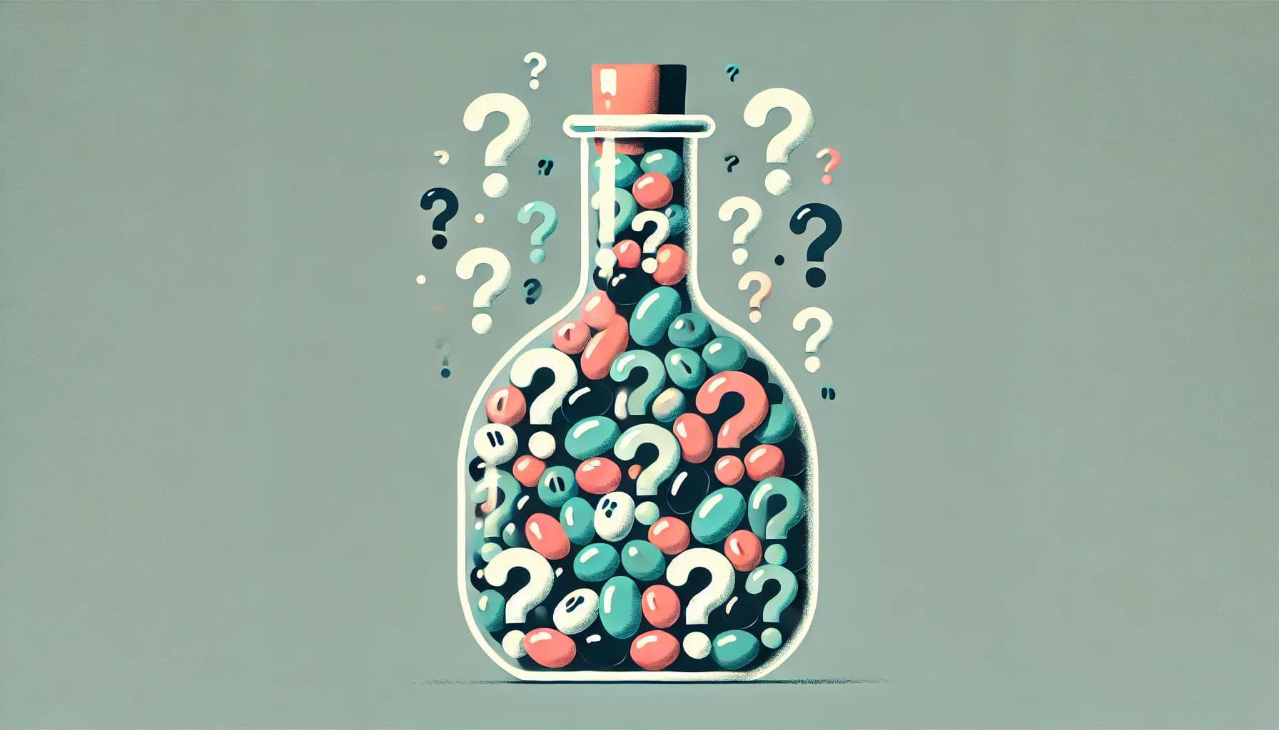 Dein Jelly Beans Experiment illustration